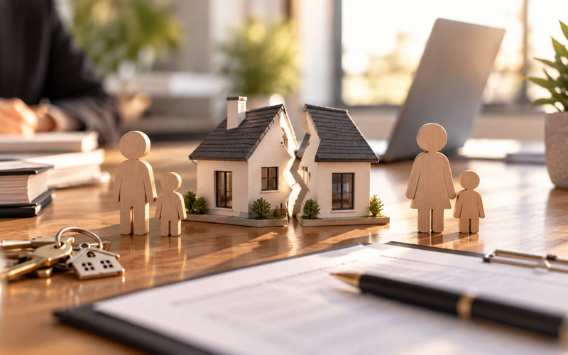 Immobilien bei Trennungs oder Scheidung